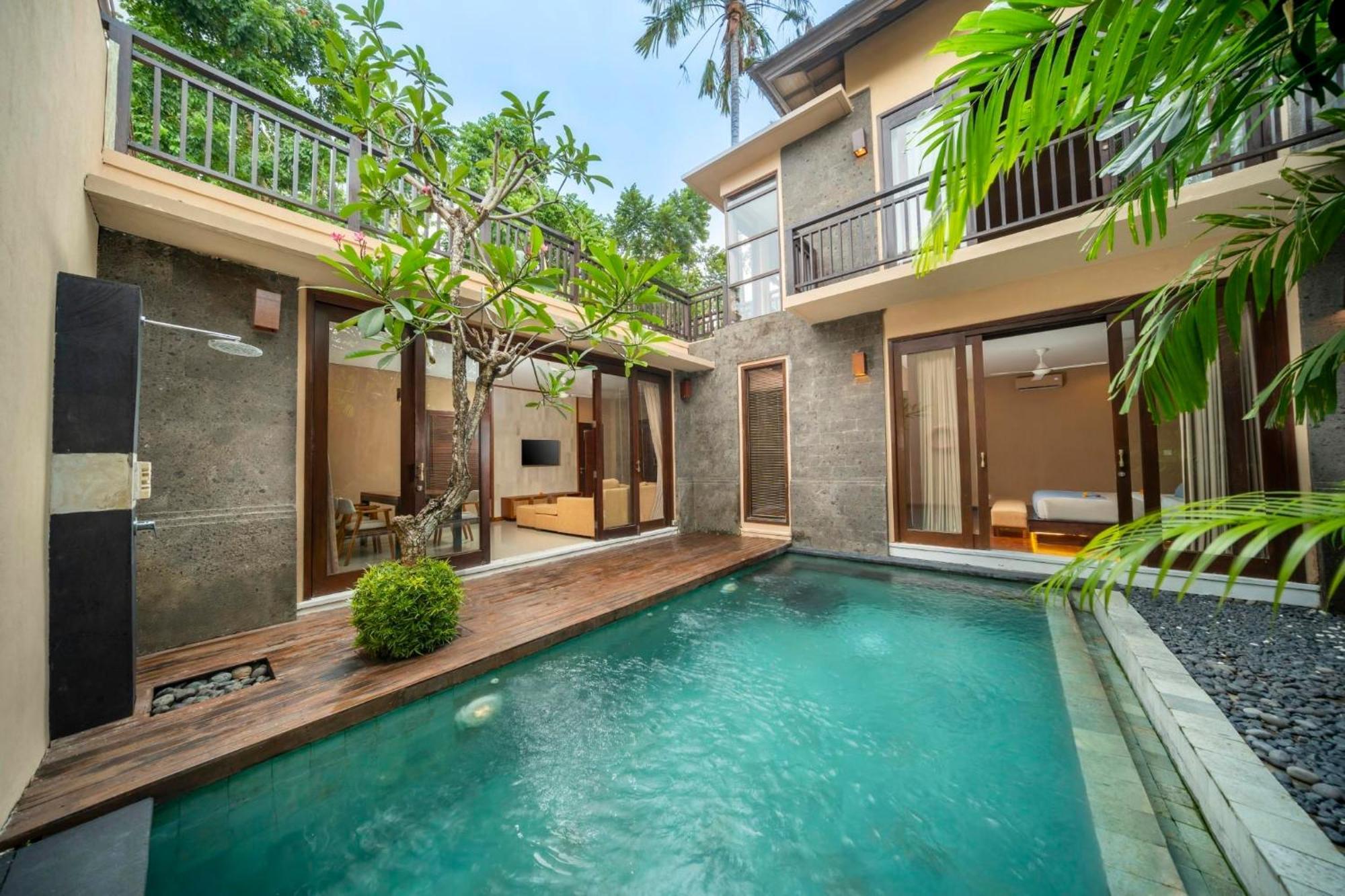 Canggu Circle Villa By Ini Vie Hospitality Exterior foto